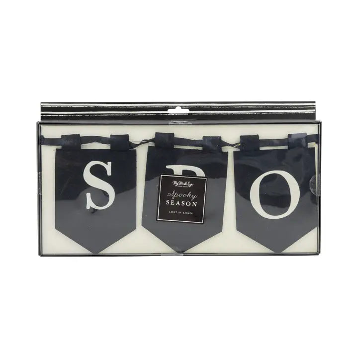 HAL1314 - Spooky Season Lighted Banner