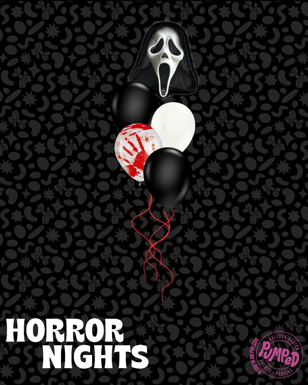 Halloween Helium Balloon Bouquets Choose from 6 options!