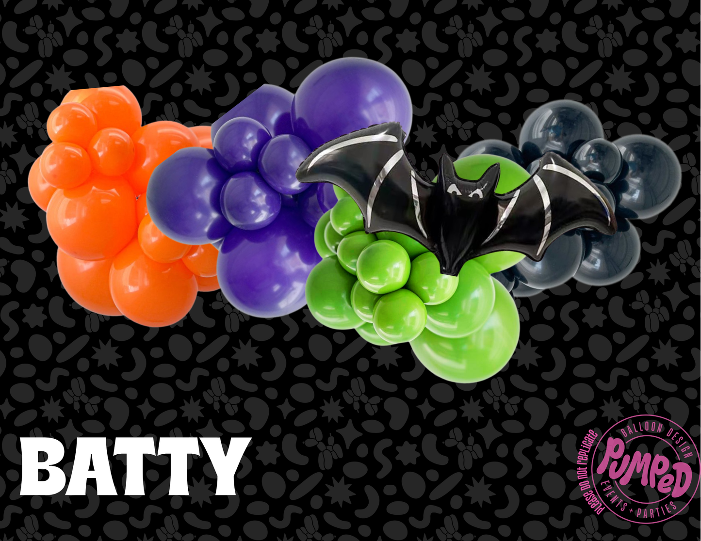 Halloween Grab + Go Balloon Garland Choose from 6 options!