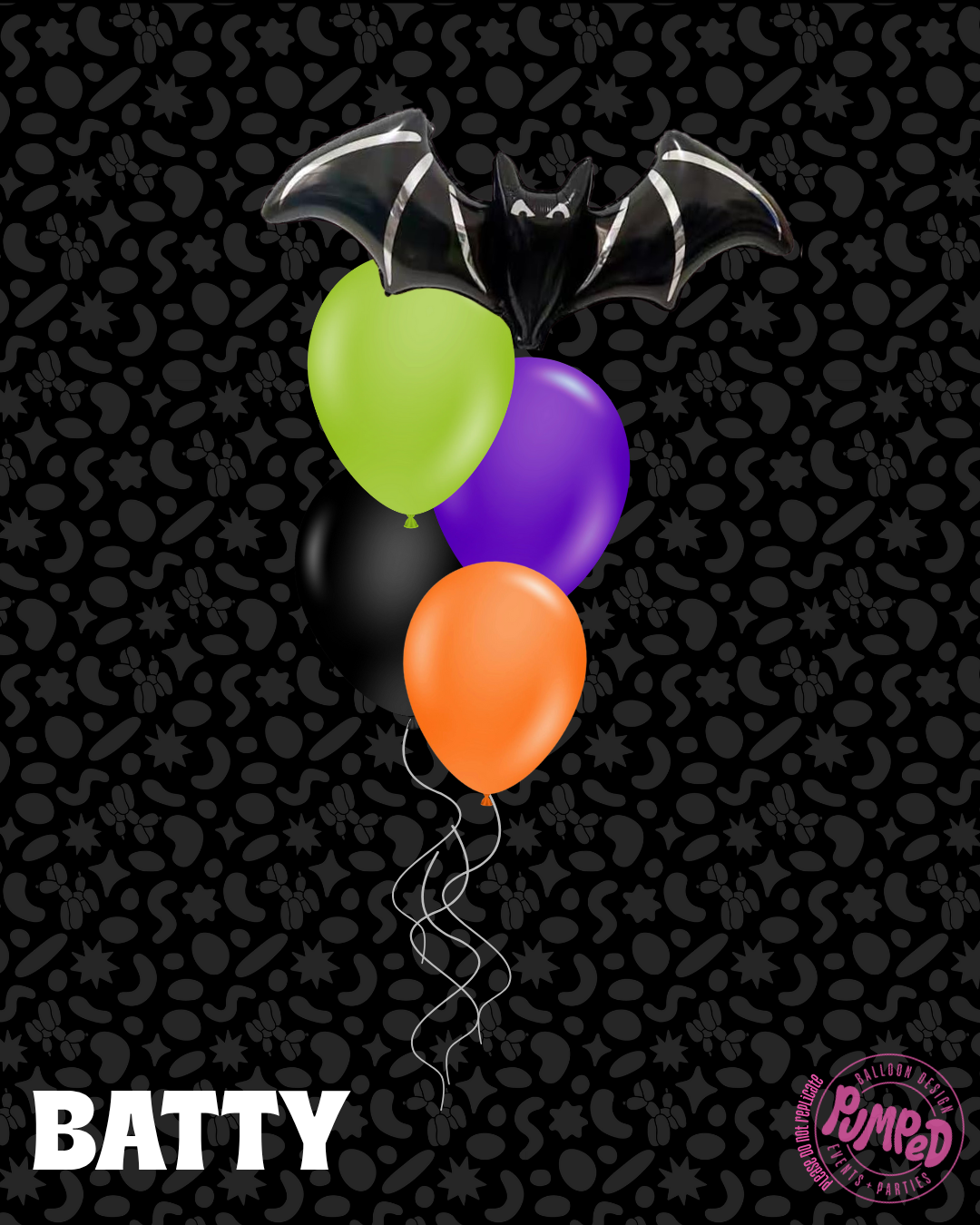 Halloween Helium Balloon Bouquets Choose from 6 options!