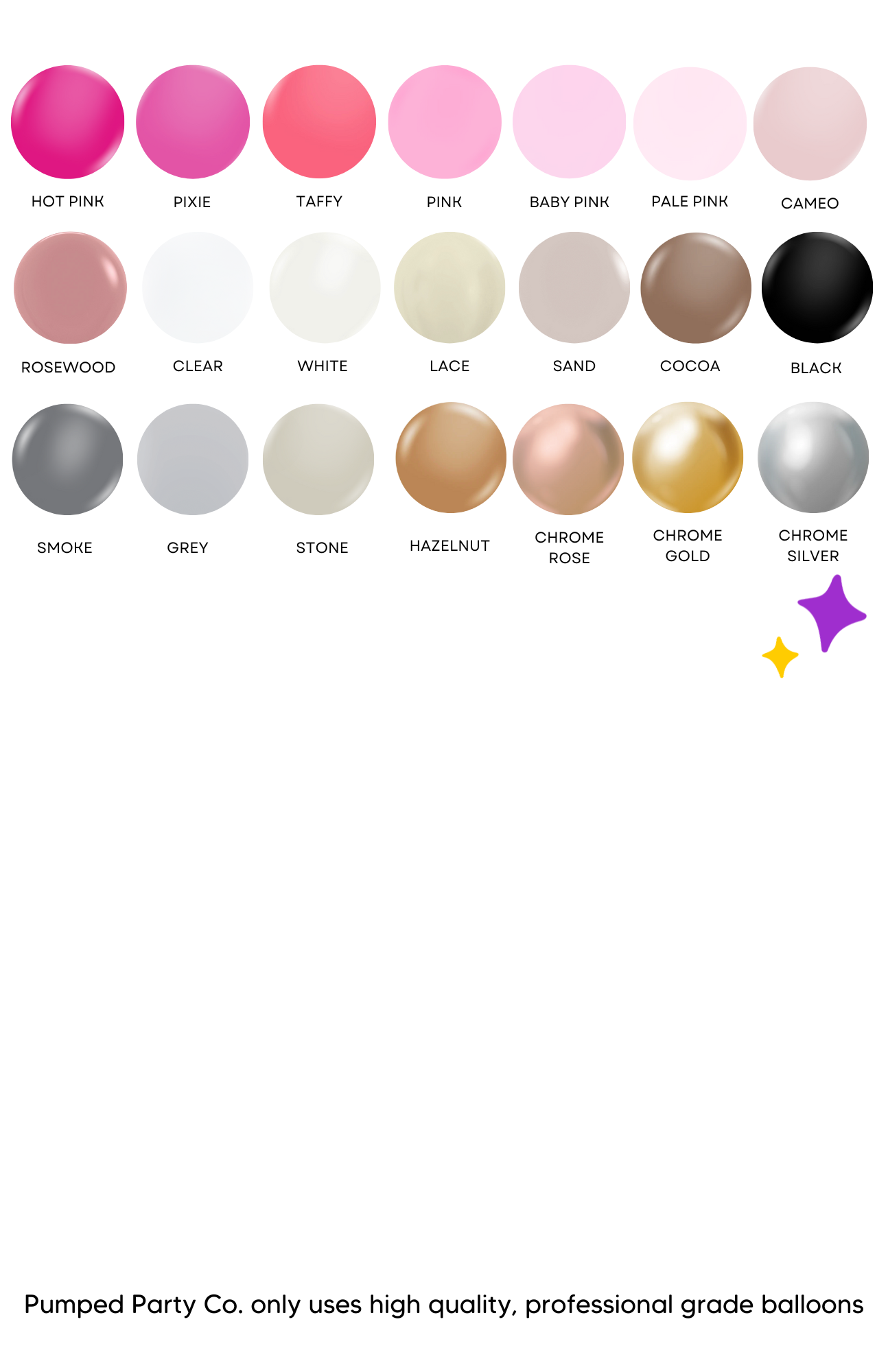 11 inch Helium Balloon Bouquet