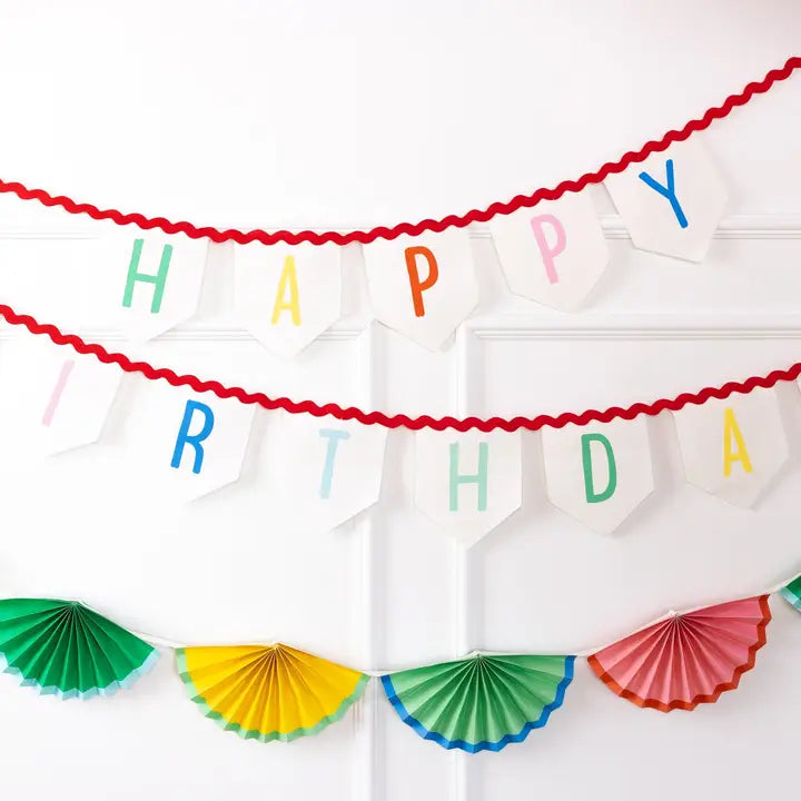 Happy Birthday Felt Banner