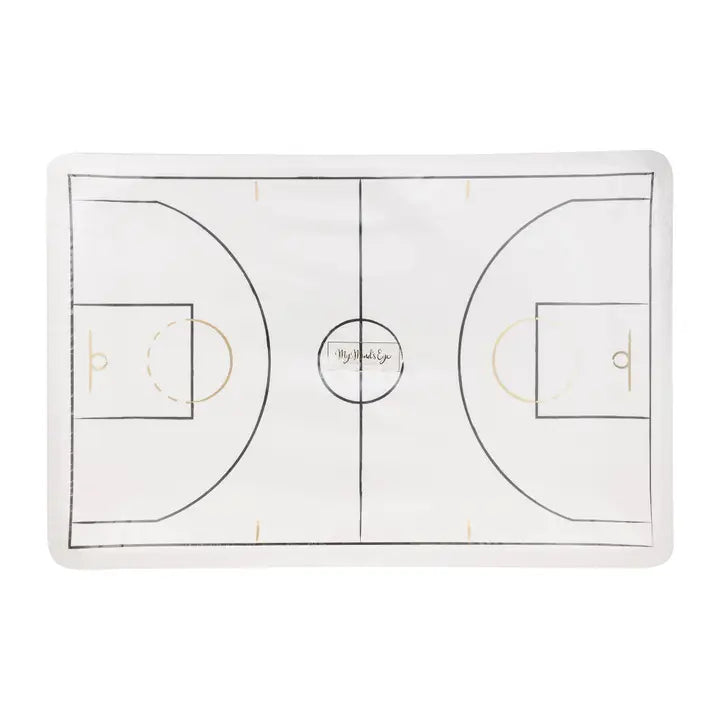 Hoops Star Basketball Court Plate