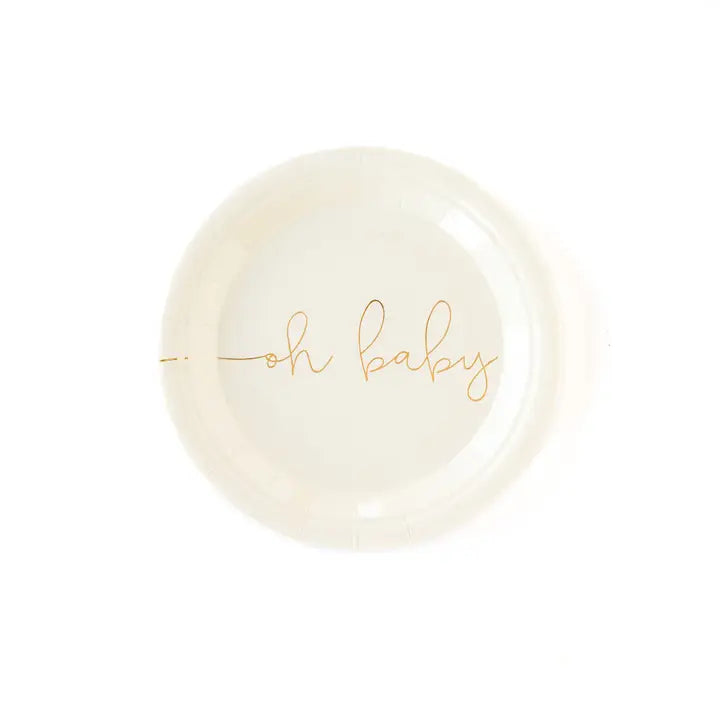 Oh Baby 7" Plates 8ct