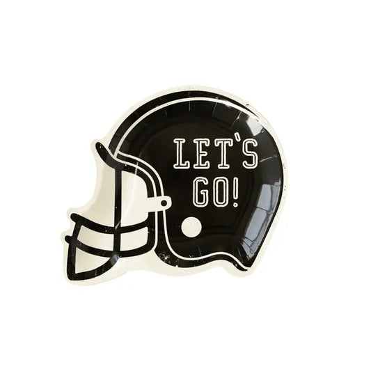 Tailgate Football Helmet Plate