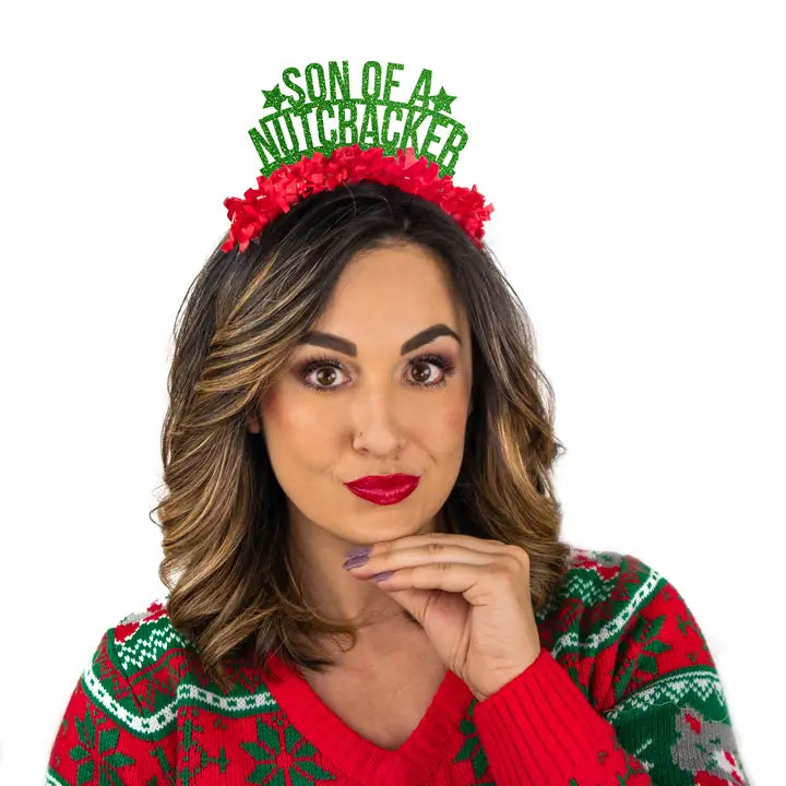Son of A Nutcracker Holiday Christmas Party Crown Headband