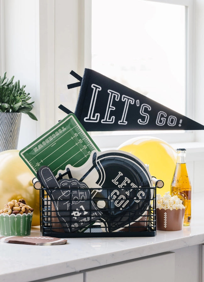 Tailgate Football Helmet Plate