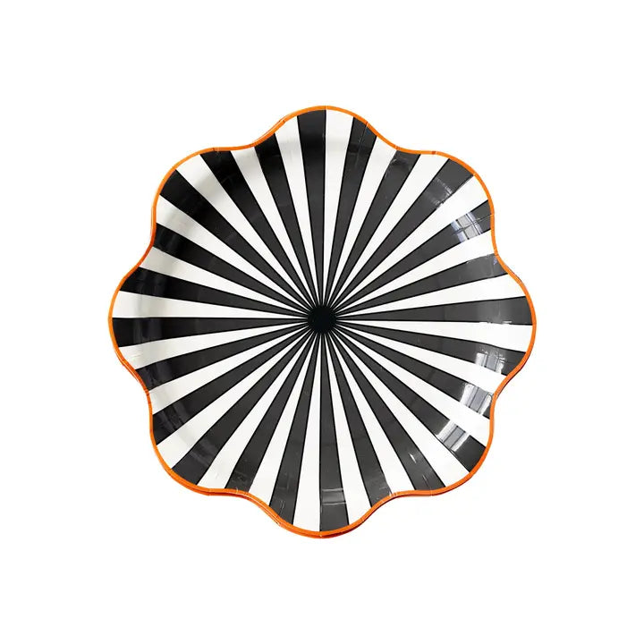 Vintage Halloween Starburst Wave Plate