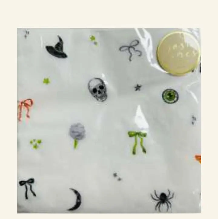 Bows & Boos Halloween Patterned Napkin