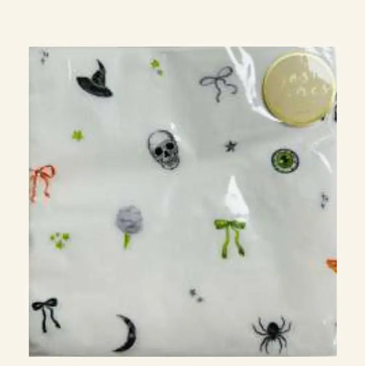 Bows & Boos Halloween Patterned Napkin
