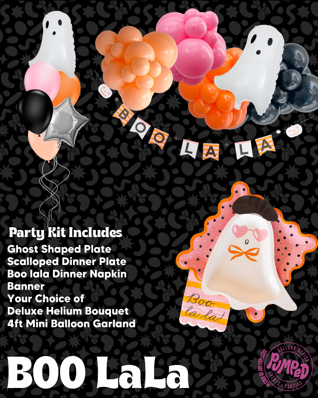 Boo Lala Party Kit for 8