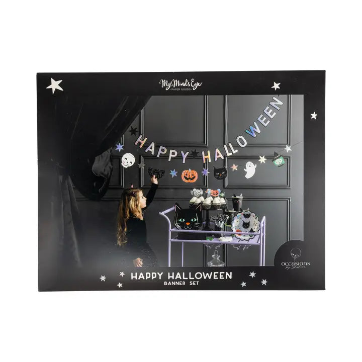 SPO1302 - Happy Halloween Character Banner Set