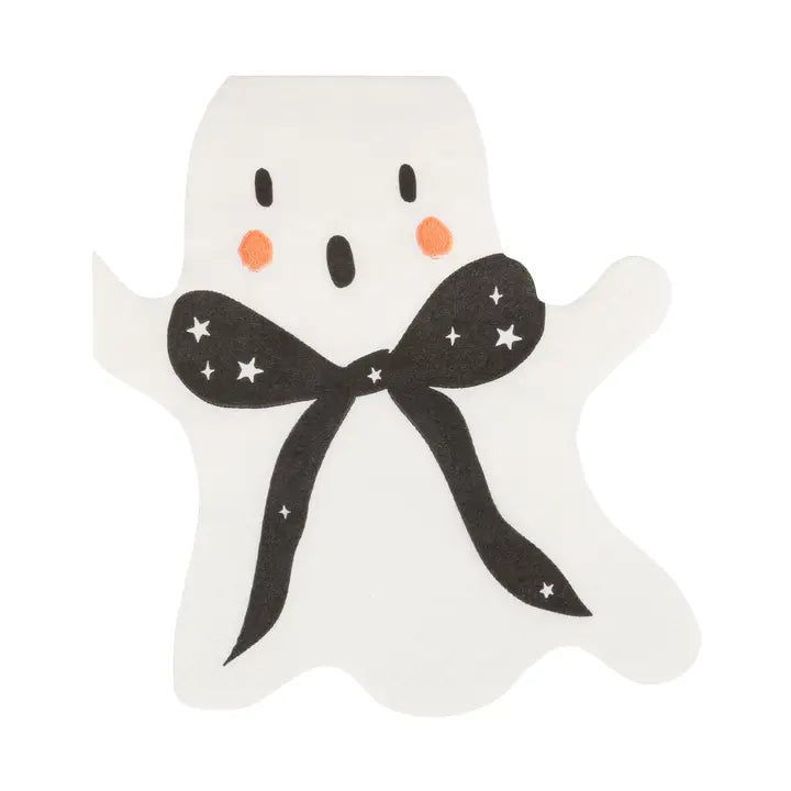 BQT1338 - Booquette Ghost Shaped Cocktail Napkin