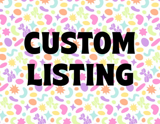Custom Listing for A100326
