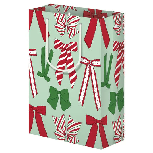 Christmas Bow Gift Bag