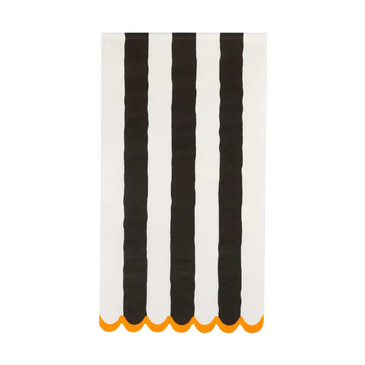HPH1339 - Black and Cream Striped Dinner Napkin