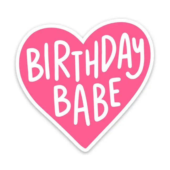 Birthday Baby Sticker Card