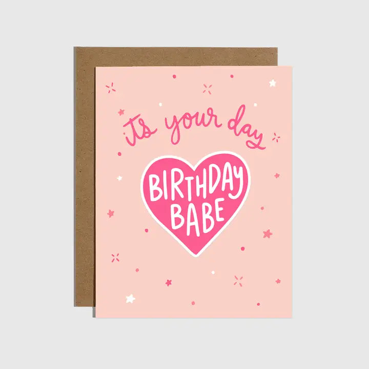 Birthday Baby Sticker Card