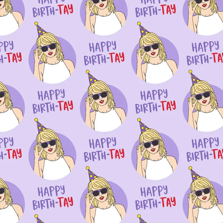 Happy Birth-Tay Wrapping Paper Roll