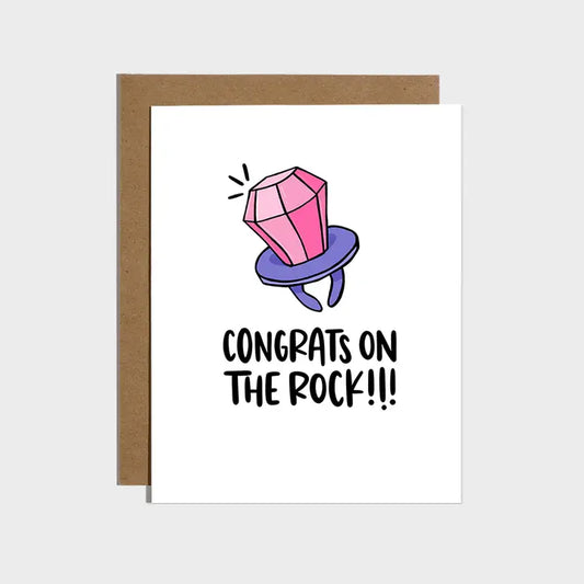 Candy Ring Engagement Card