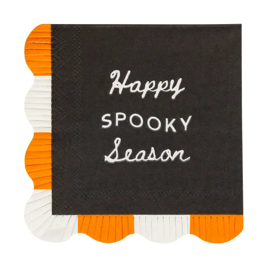 SPS1339 - Happy Spooky Season Fringed Napkin