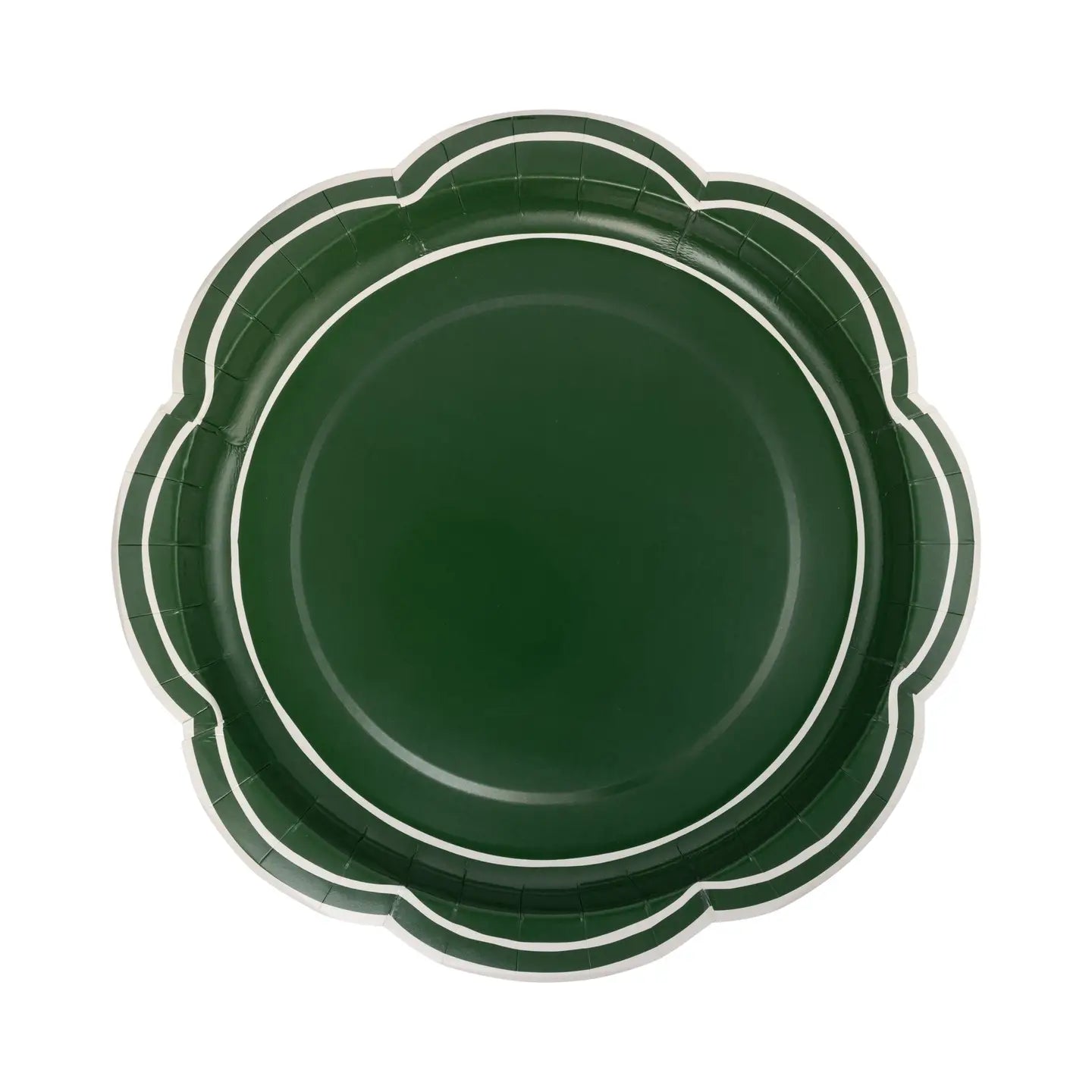 Christmas Lane Scalloped Plates