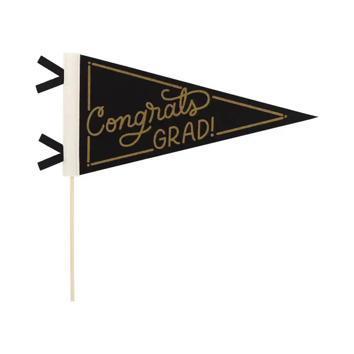 Congrats Grad Felt Pennant Banner