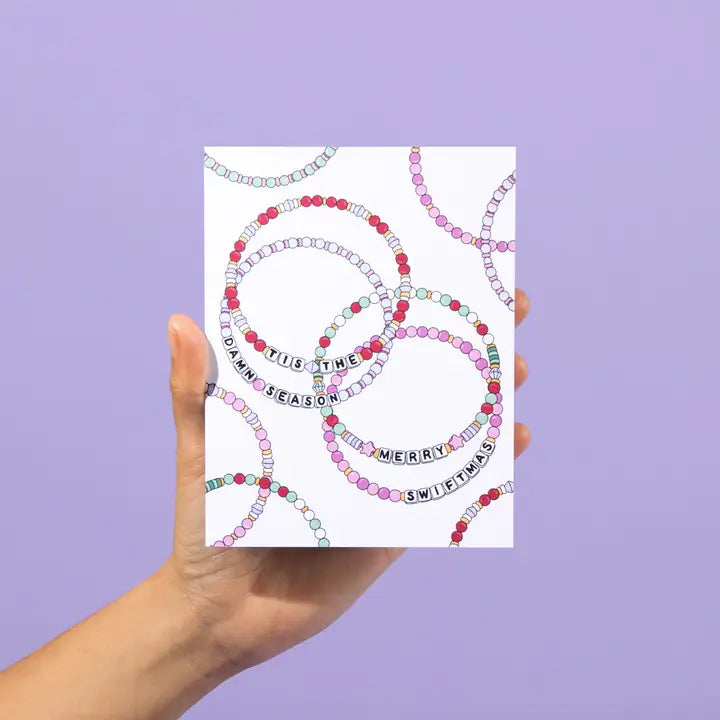 Friendship Bracelets Swiftmas Christmas Card