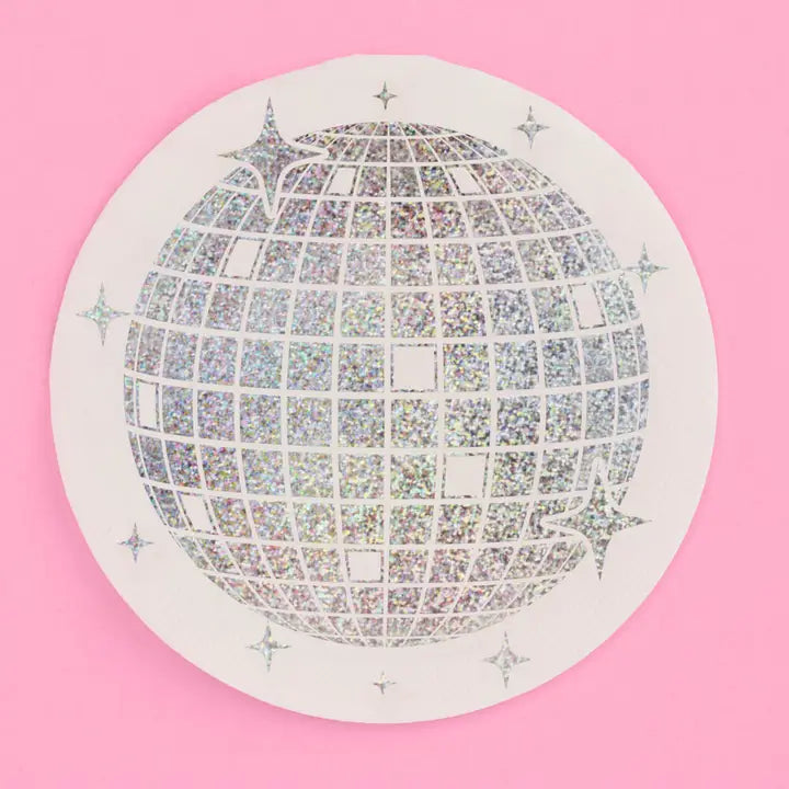 Disco Ball Cocktail Napkins 25ct