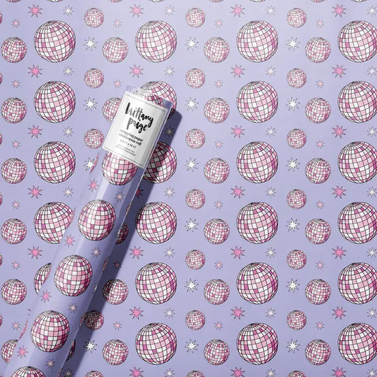 Disco Ball Wrapping Paper Roll