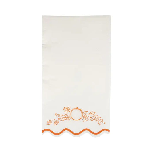 Falloween Pumpkin Guest Napkin