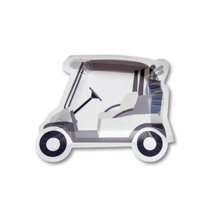 Golf Cart Paper Party Plates