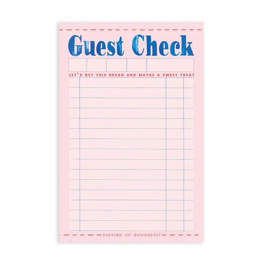 Guest Check Dinner Notepad
