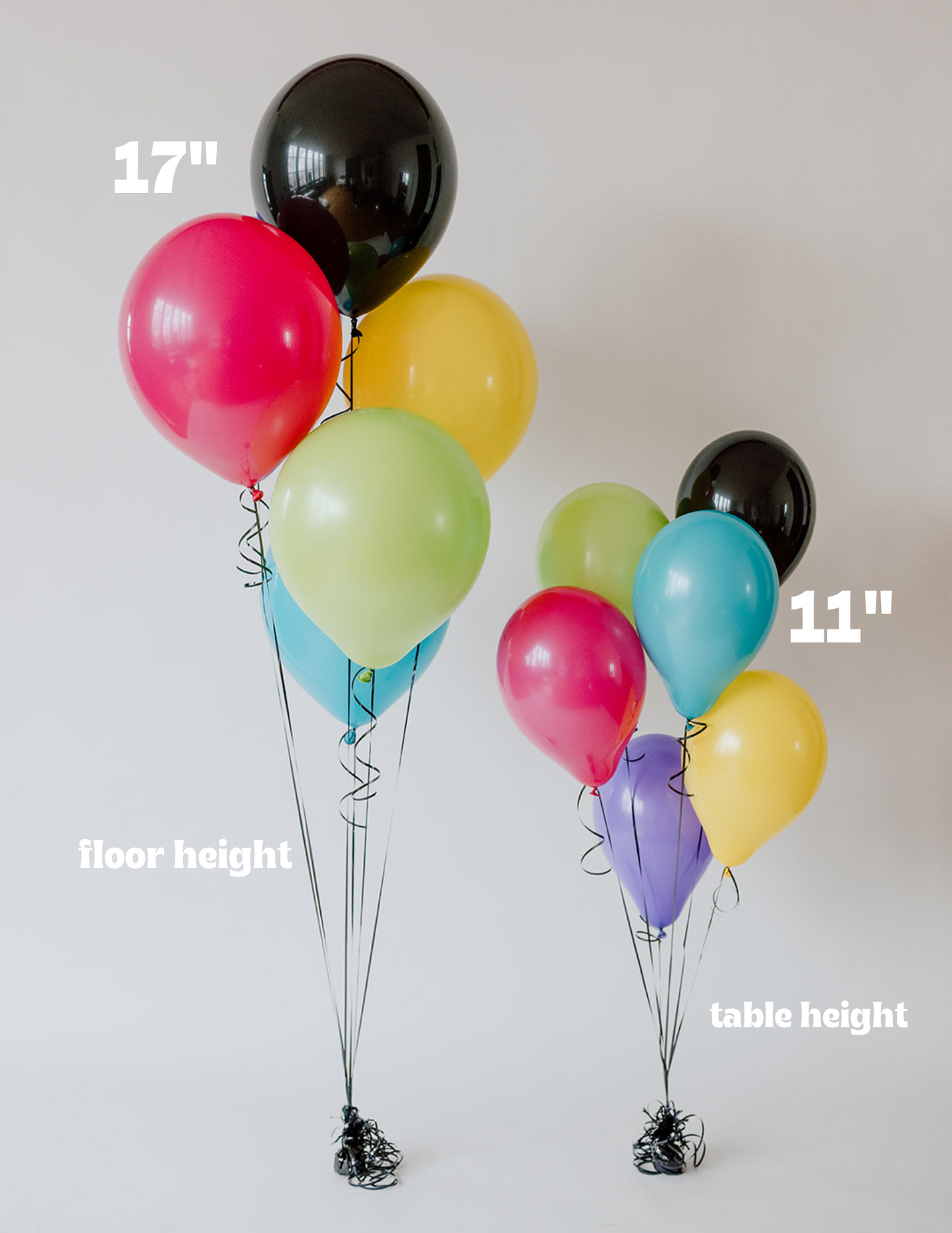 11 inch Helium Balloon Bouquet