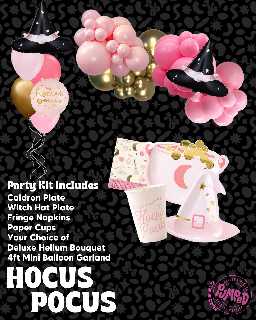 Hocus Pocus Party Kit for 8