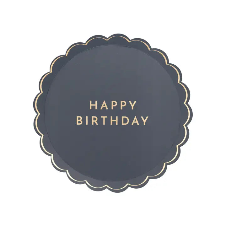 Midnight Blue Signature Happy Birthday Small Plates