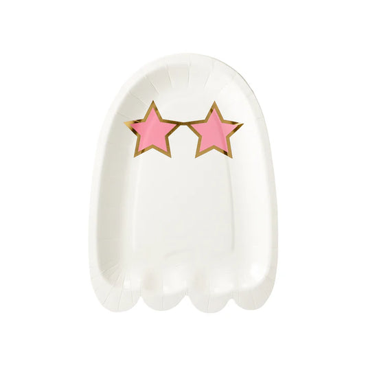 Spooky Era Starry Eyes Ghost Paper Plates