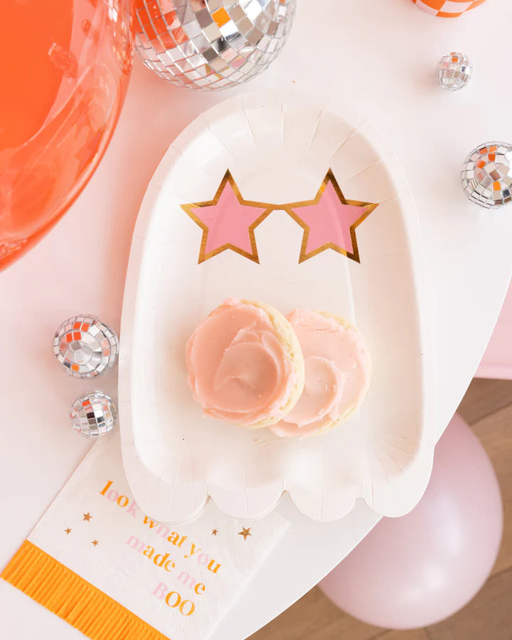 Spooky Era Starry Eyes Ghost Paper Plates