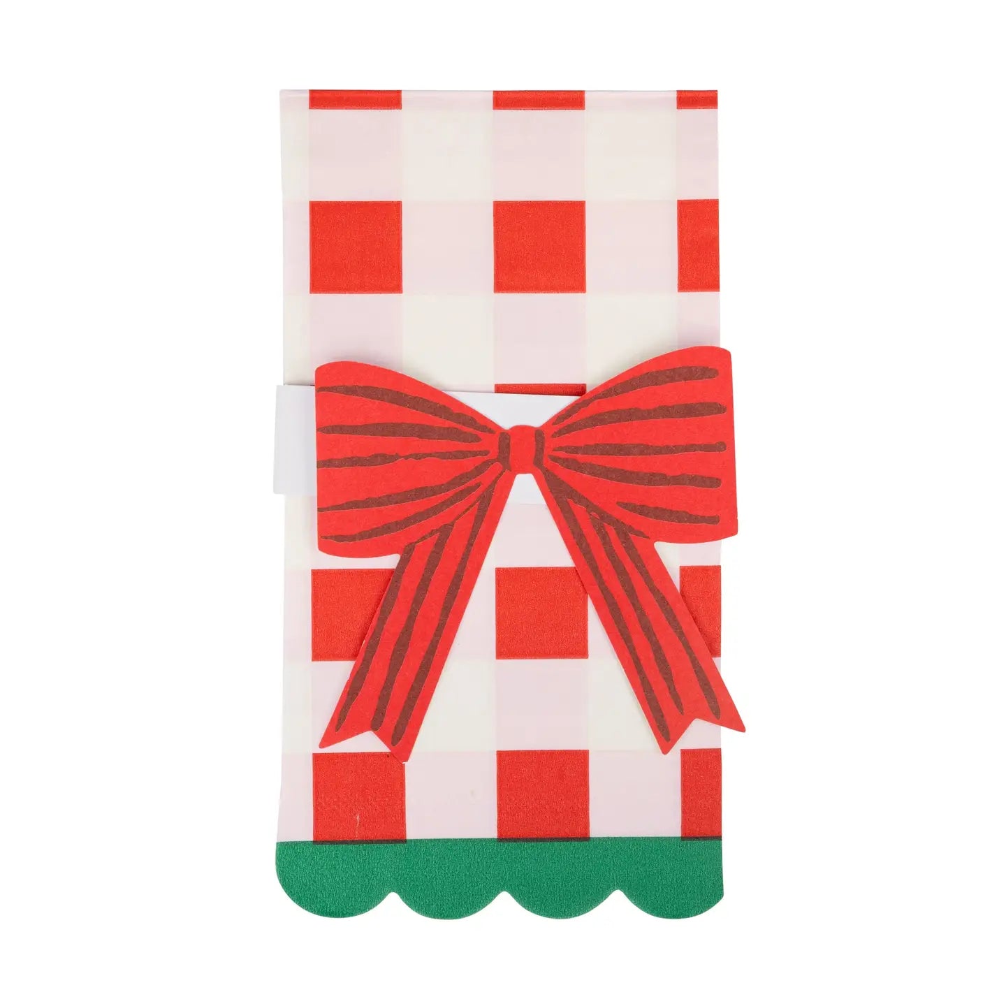 Plaid Bow Napkin