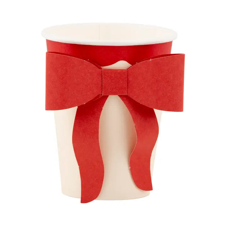 Red and Pink Bow Cup