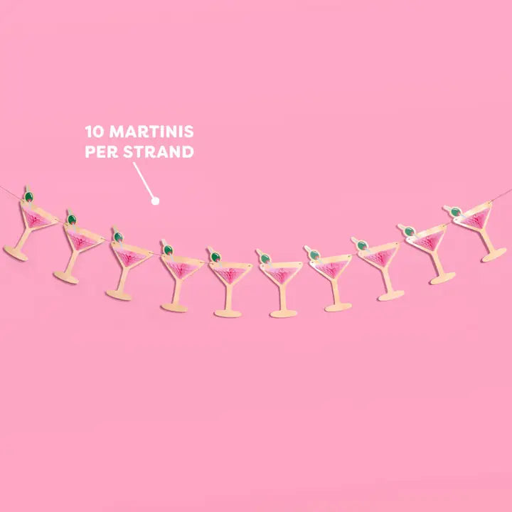 Martini Banner - 3D Paper Banner