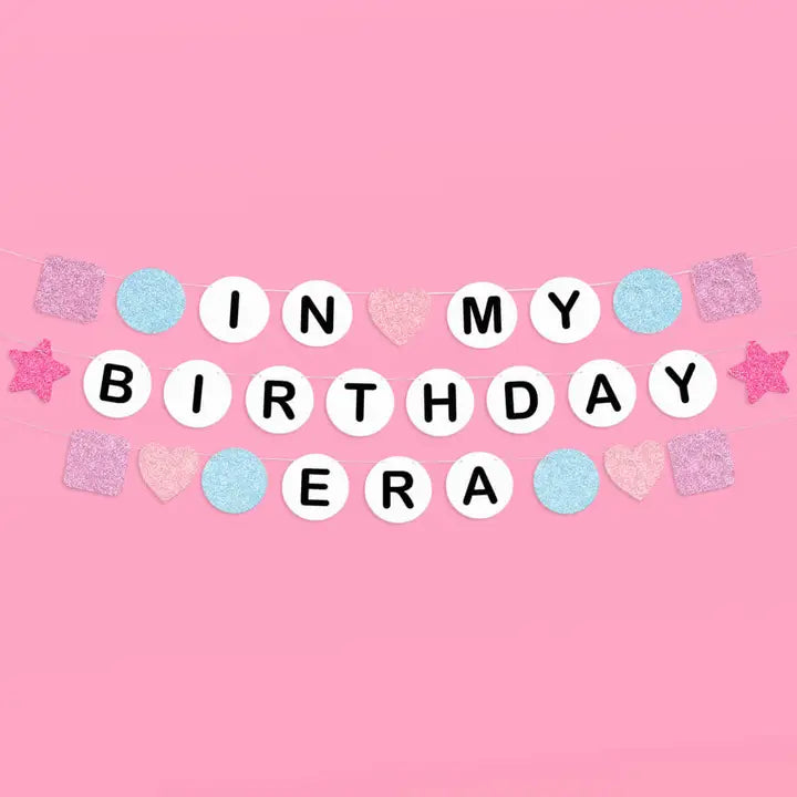 Birthday Era Friendship Bracelet Banner