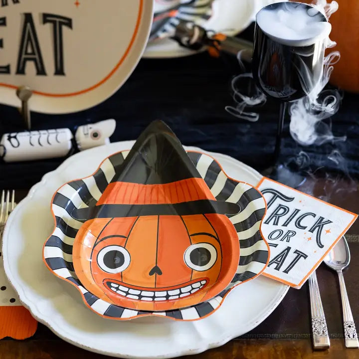 Vintage Halloween Starburst Wave Plate
