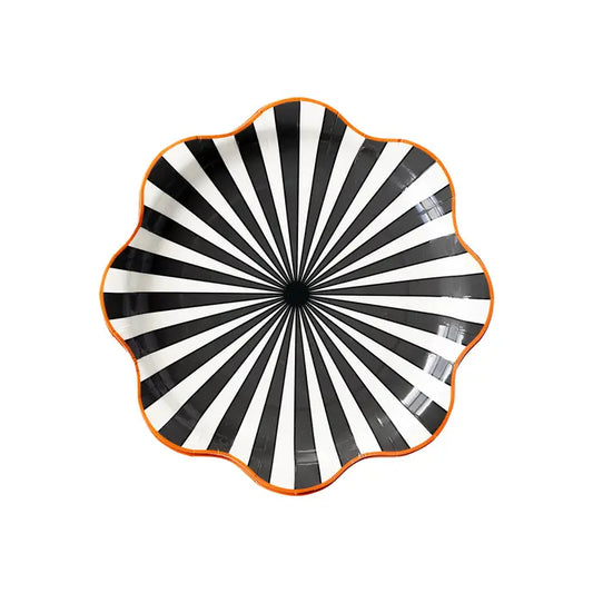Vintage Halloween Starburst Wave Plate