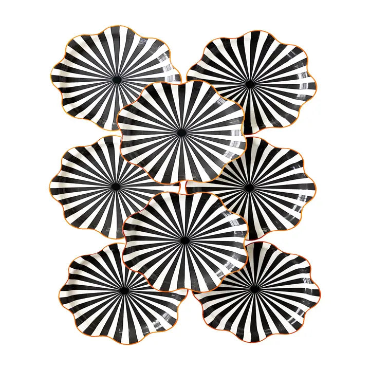 Vintage Halloween Starburst Wave Plate